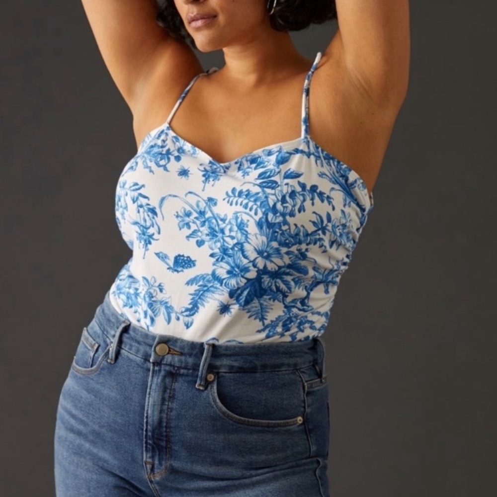 MAEVE SHIRRED TIE-SHOULDER TANK